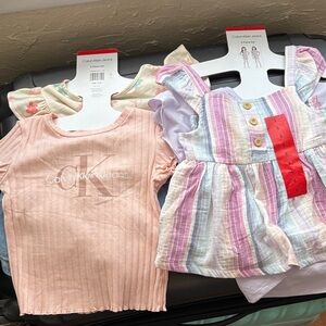 Calvin Klein Jeans Kids Pink and Multicolor Tops